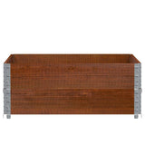 Vidaxx extensions de palette 2 pcs 100x100 cm bois de pin massif marron