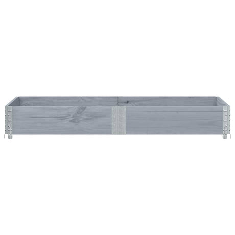 Vidaxx bord supérieur de palette 150x50 cm bois de pin massif gris