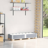 Vidaxx bord supérieur de palette 150x50 cm bois de pin massif gris