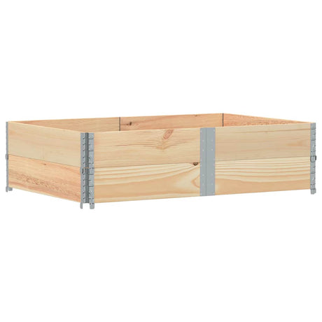 Vidaxx rehausses de palettes 2 pcs 150x100 cm bois de pin massif