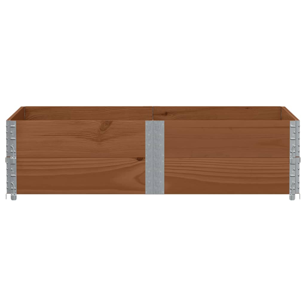 Vidaxx extensions de palette 2 pcs 150x100 cm bois de pin massif marron