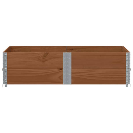Vidaxx extensions de palette 2 pcs 150x100 cm bois de pin massif marron