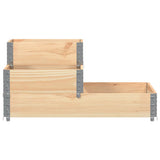 Vidaxx jardinière surélevée 3 couches 120x80 cm bois de pin massif