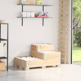 Vidaxx jardinière surélevée 3 couches 120x80 cm bois de pin massif