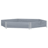 Vidaxx jardinière surélevée hexagonale 160x160 cm bois de pin gris