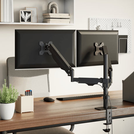 VidaXL supports de moniteur écran 27 pouces ressort à gaz 20 kg