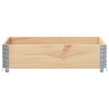 Vidaxx jardinière 80x60 cm bois de pin massif