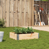 Vidaxx jardinière 80x60 cm bois de pin massif