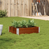 Vidaxx jardinière 80x60 cm bois de pin massif marron