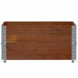 Vidaxx jardinière 80x60 cm bois de pin massif marron