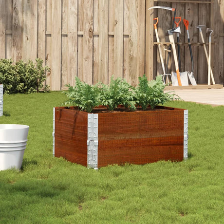 Vidaxx jardinière 80x60 cm bois de pin massif marron