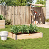 Vidaxx jardinière 120x80 cm bois de pin massif