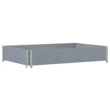 Vidaxx jardinière 120x80 cm bois de pin massif gris