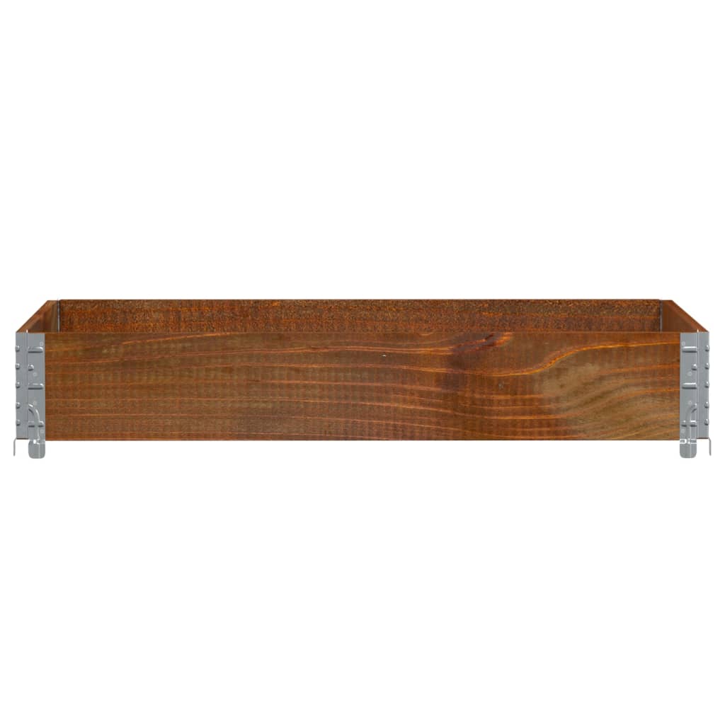 Vidaxx jardinière 120x80 cm bois de pin massif marron