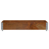 Vidaxx jardinière 120x80 cm bois de pin massif marron