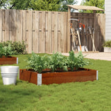 Vidaxx jardinière 120x80 cm bois de pin massif marron
