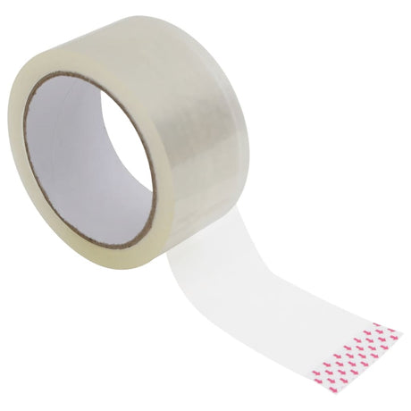 VidaXL ruban d'emballage 36 pièces 48 mm x 66 m transparent