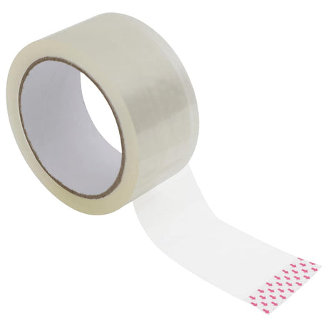 VidaXL ruban d'emballage 72 pièces 48 mm x 66 m transparent
