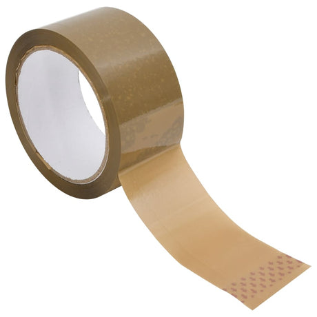 Vidaxl rubans d'emballage 36 pièces 48 mm x 66 m marron