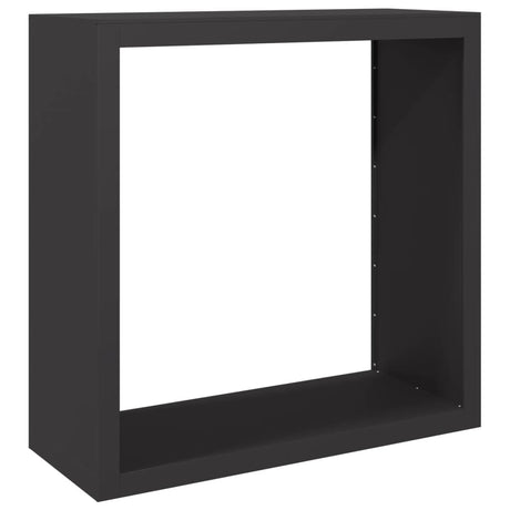 Vidaxx support à bois de chauffage 100x40x100 cm acier noir