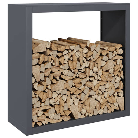 Vidaxx support à bois de chauffage 100x40x100 cm acier anthracite
