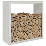 Vidaxx support à bois de chauffage 100x40x100 cm en acier inoxydable