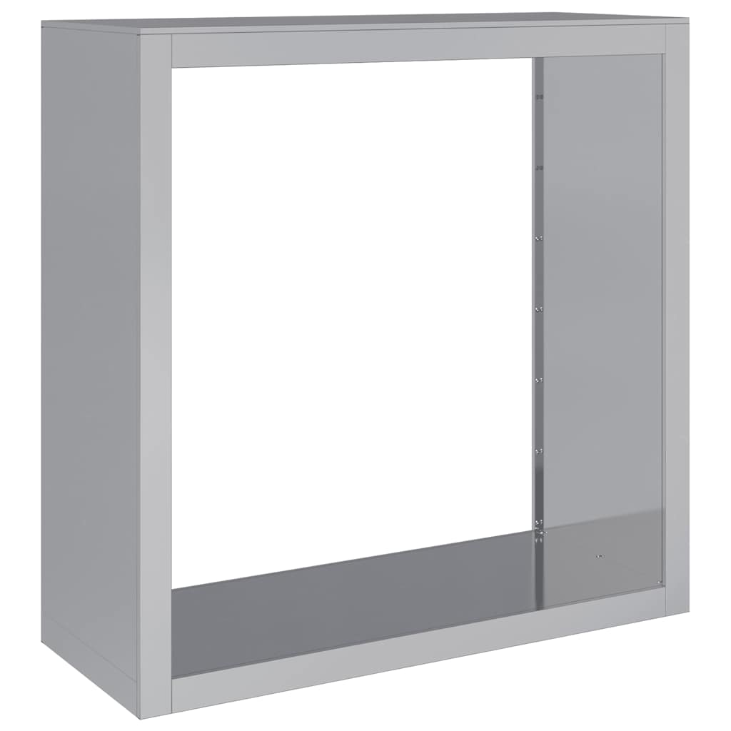 Vidaxx support à bois de chauffage 100x40x100 cm en acier galvanisé