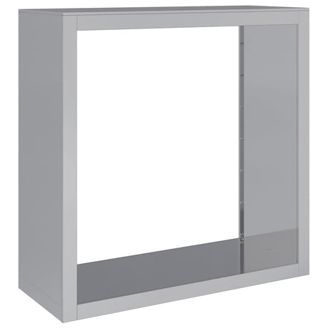 Vidaxx support à bois de chauffage 100x40x100 cm en acier galvanisé