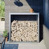 Vidaxx support à bois de chauffage 100x40x100 cm en acier galvanisé
