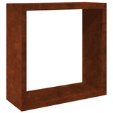 Vidaxx support à bois de chauffage 100x40x100 cm en acier résistant aux intempéries