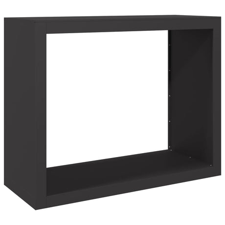 Vidaxx support à bois de chauffage 100x40x80 cm acier noir