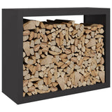 Vidaxx support à bois de chauffage 100x40x80 cm acier noir