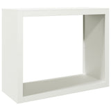 Vidaxx support à bois de chauffage 100x40x80 cm acier blanc