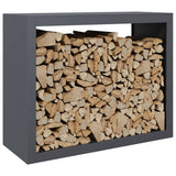 Vidaxx support à bois de chauffage 100x40x80 cm acier anthracite