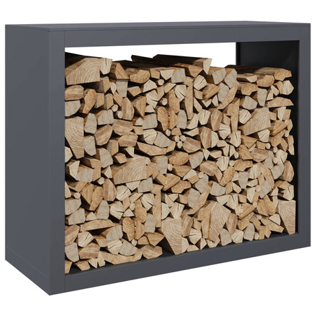 Vidaxx support à bois de chauffage 100x40x80 cm acier anthracite