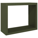 Vidaxx support à bois de chauffage 100x40x80 cm acier vert