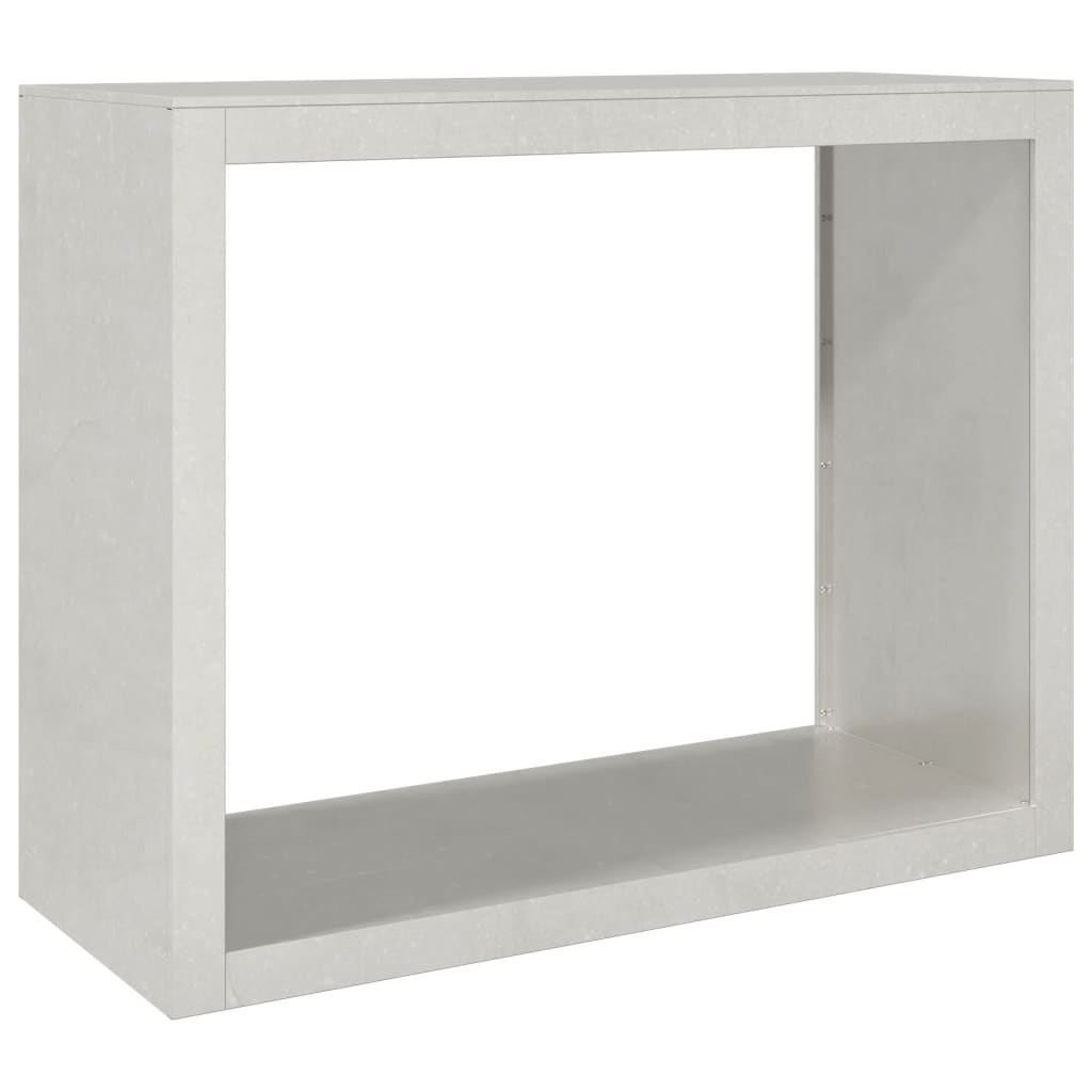 Vidaxx support à bois de chauffage 100x40x80 cm en acier inoxydable