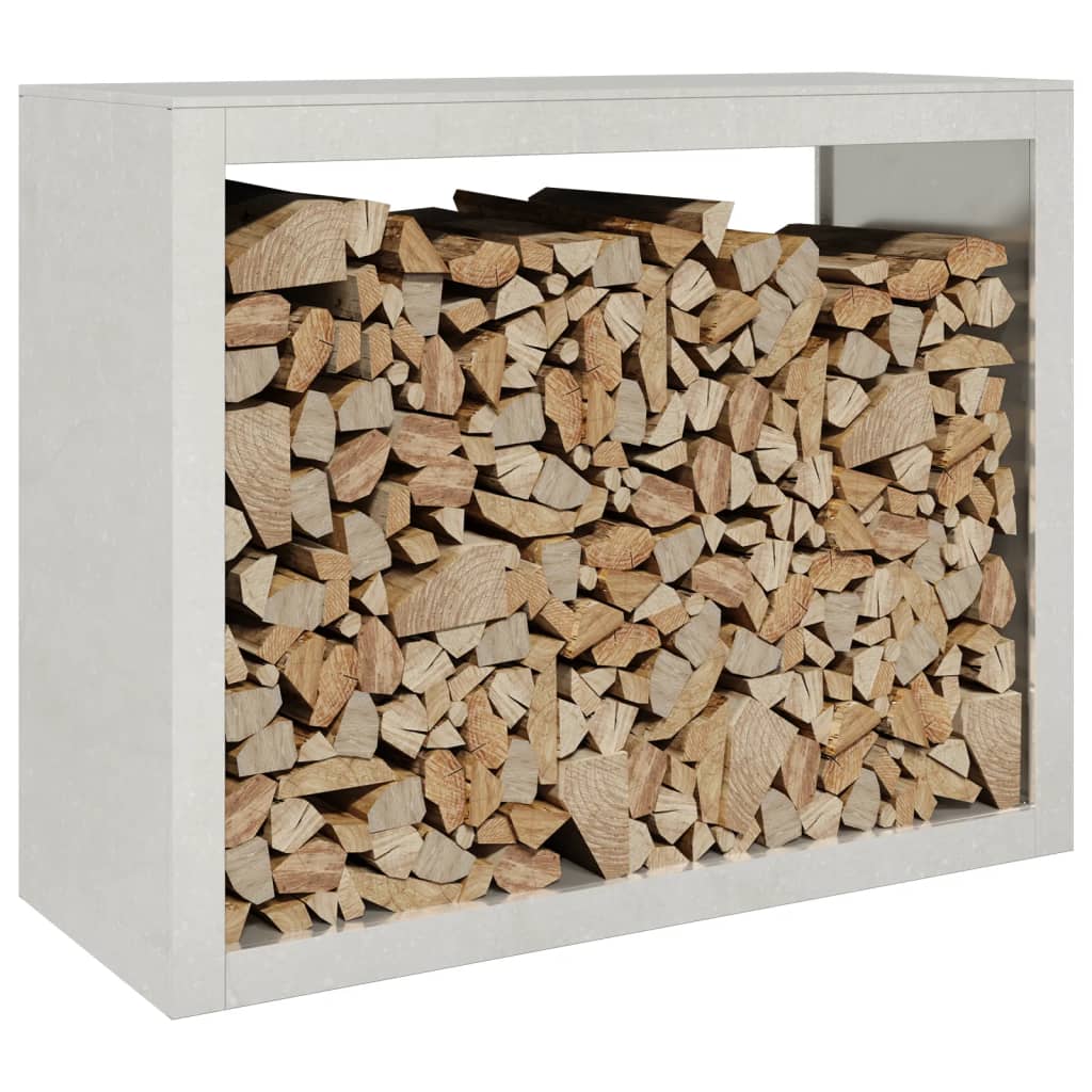 Vidaxx support à bois de chauffage 100x40x80 cm en acier inoxydable