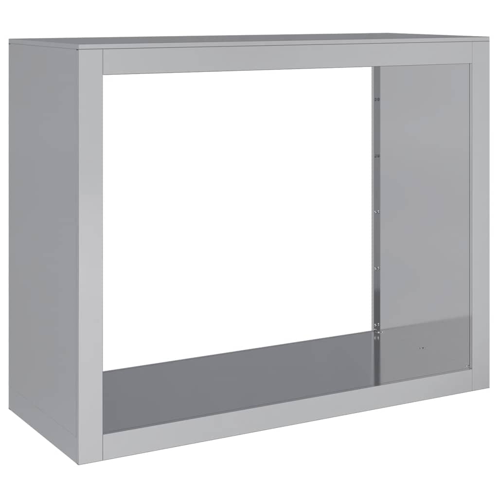 Vidaxx support à bois de chauffage 100x40x80 cm en acier galvanisé