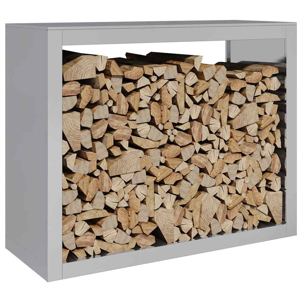Vidaxx support à bois de chauffage 100x40x80 cm en acier galvanisé