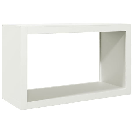 Vidaxx support à bois de chauffage 100x40x60 cm acier blanc