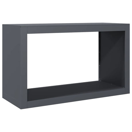 Vidaxx support à bois de chauffage 100x40x60 cm acier anthracite
