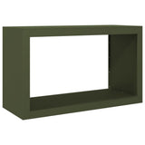 Vidaxx support à bois de chauffage 100x40x60 cm acier vert