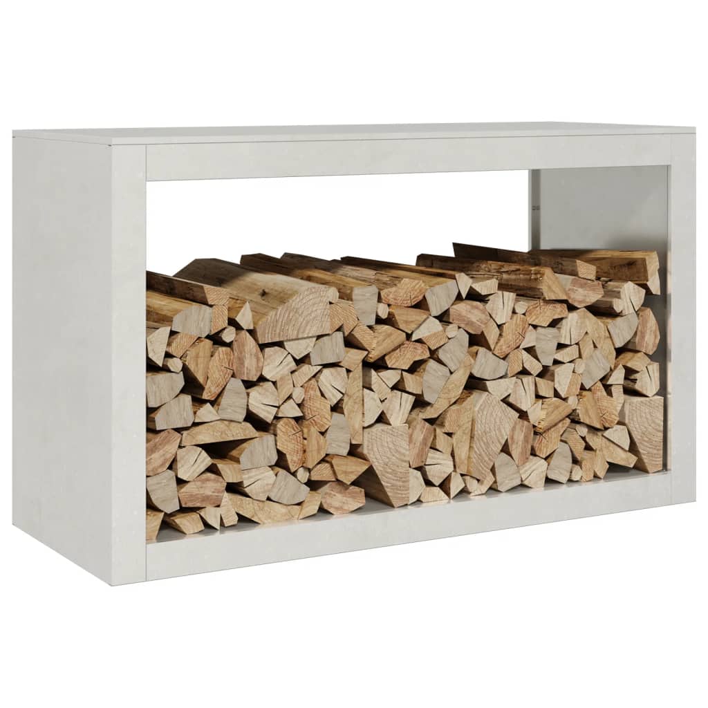 Vidaxx support à bois de chauffage 100x40x60 cm en acier inoxydable