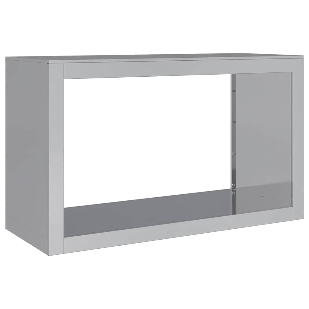 Vidaxx support à bois de chauffage 100x40x60 cm en acier galvanisé