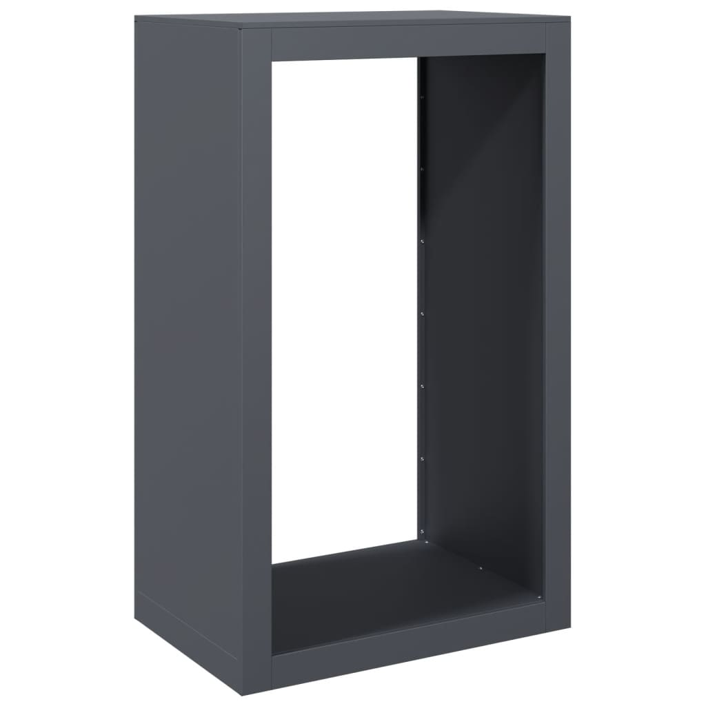 Vidaxx support à bois de chauffage 60x40x100 cm acier anthracite
