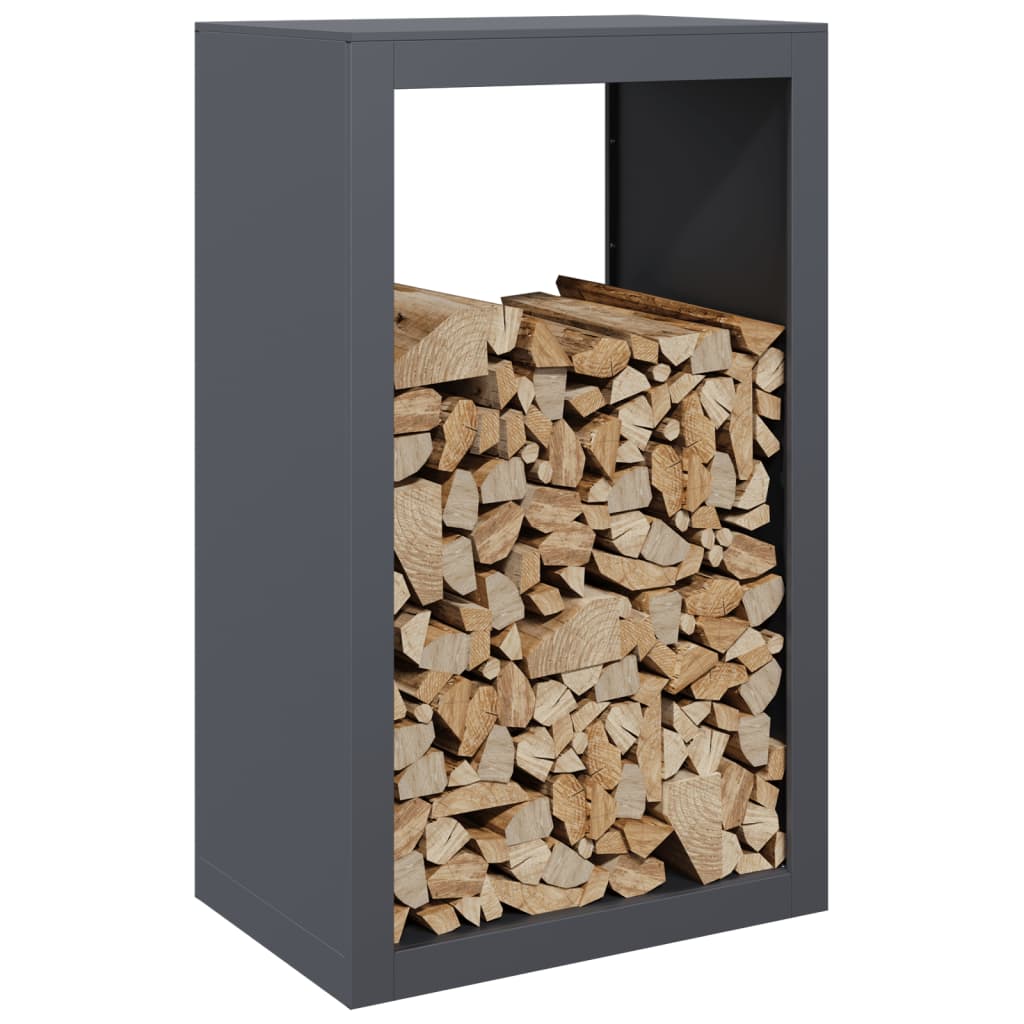 Vidaxx support à bois de chauffage 60x40x100 cm acier anthracite