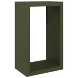 Vidaxx support à bois de chauffage 60x40x100 cm acier vert