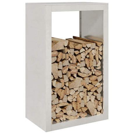 Vidaxx support à bois de chauffage 60x40x100 cm en acier inoxydable