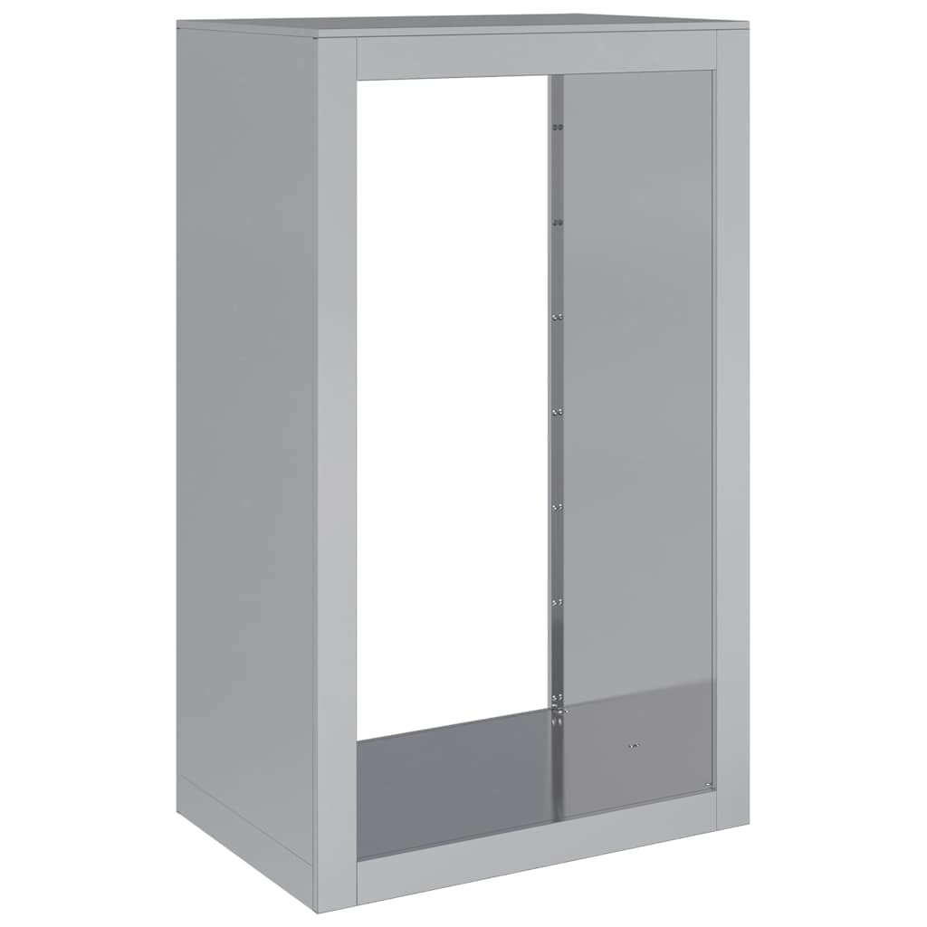 Vidaxx support à bois de chauffage 60x40x100 cm en acier galvanisé